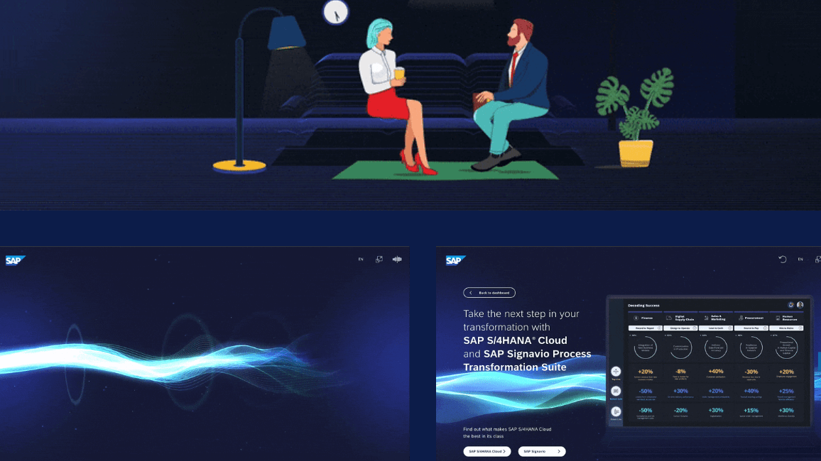 Demodern Campaign landing pages
